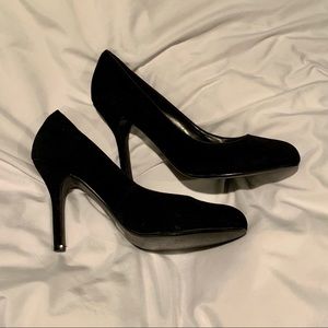 Matte Black Paprika Heels